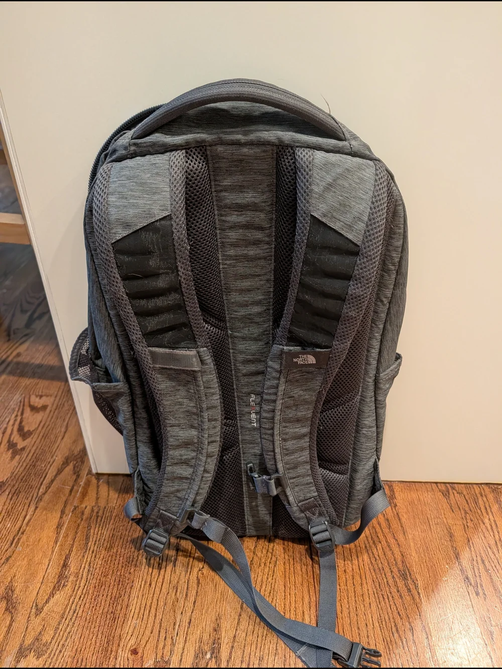 The North Face Gray & Orange Vault Backpack